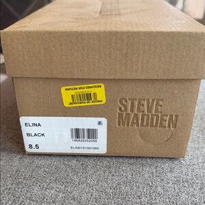 Steve Madden Black Elina Shoes